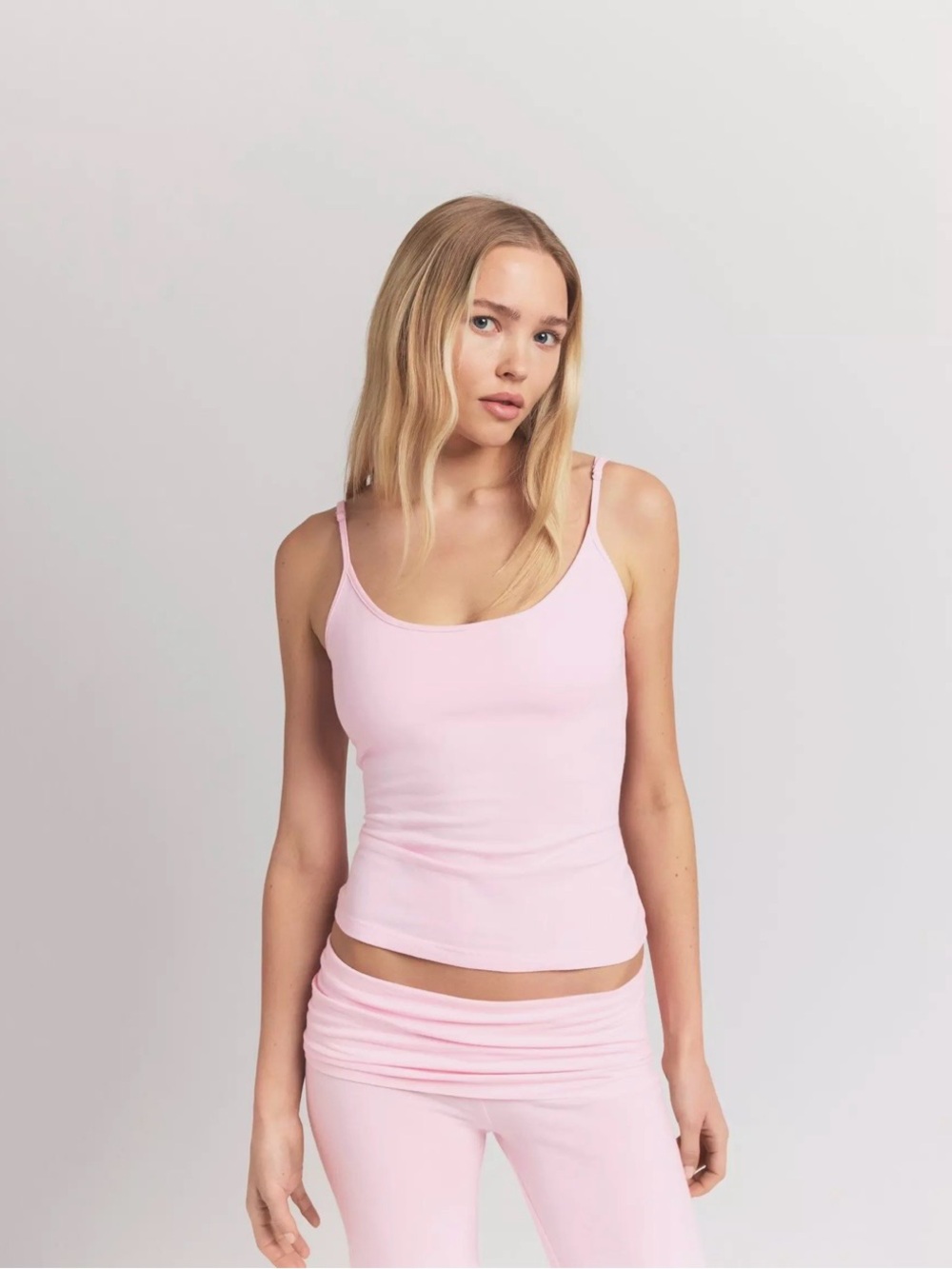 Skims Light Pink Camisole Tank Top